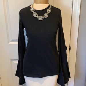 Zara bell sleeve top